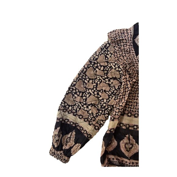 Sea New York I Margo Quilted Bohemian Blouse I in Purple - Picture 4 of 5